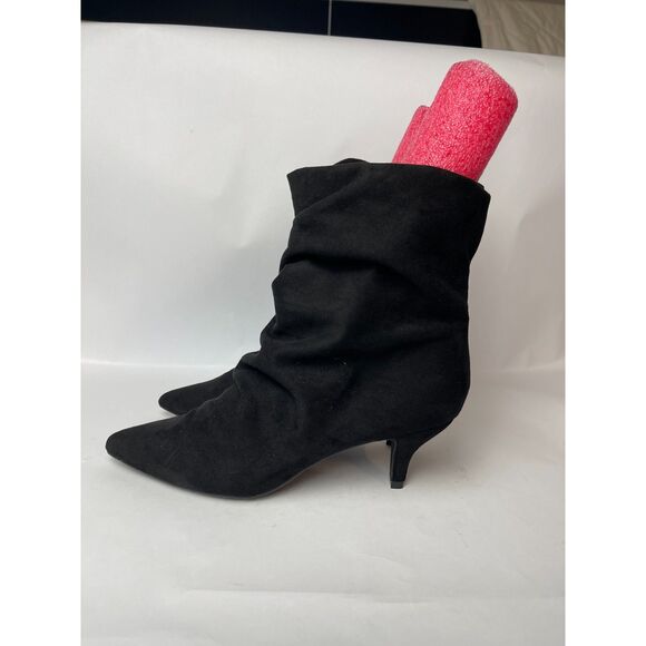 Journee Collection Black Ankle Booties - Picture 3 of 8